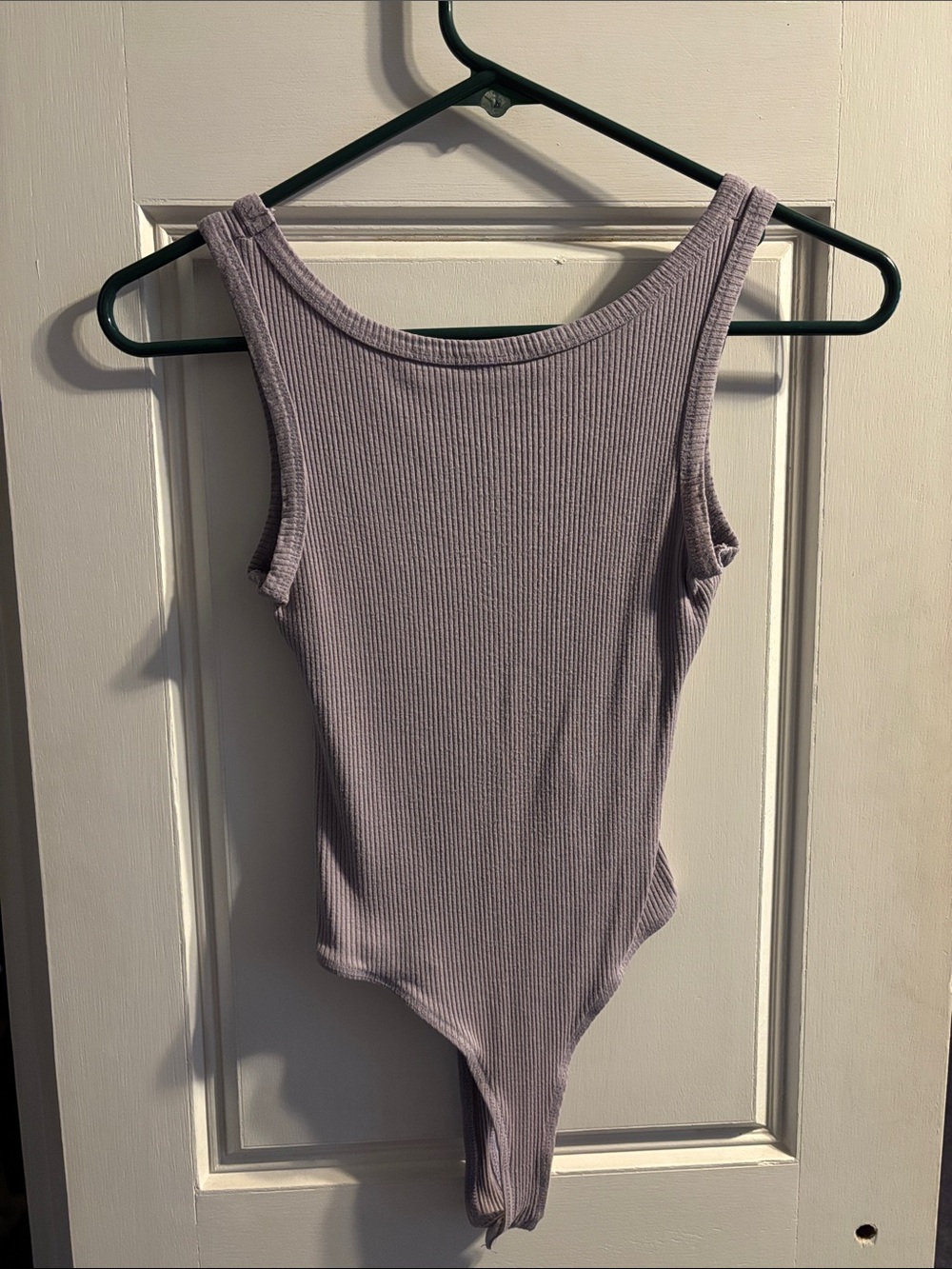 Lulu's Lilac Ribbed Bodysuit